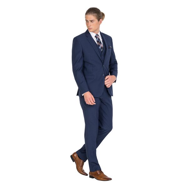 ZJK042 Blue School Formal Classic Fit Suit