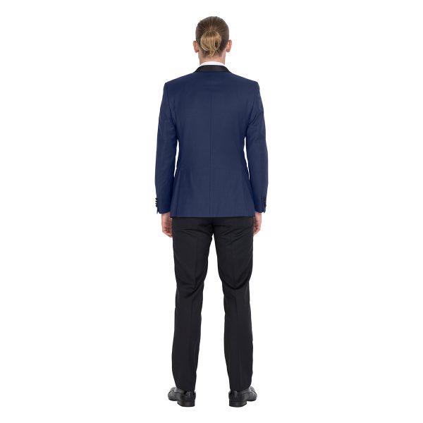 ZJK043 School Formal blue tuxedo
