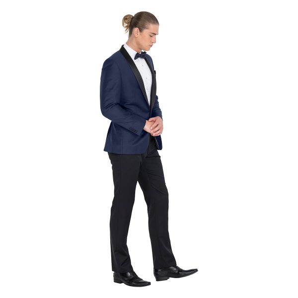 ZJK043 School Formal blue tuxedo