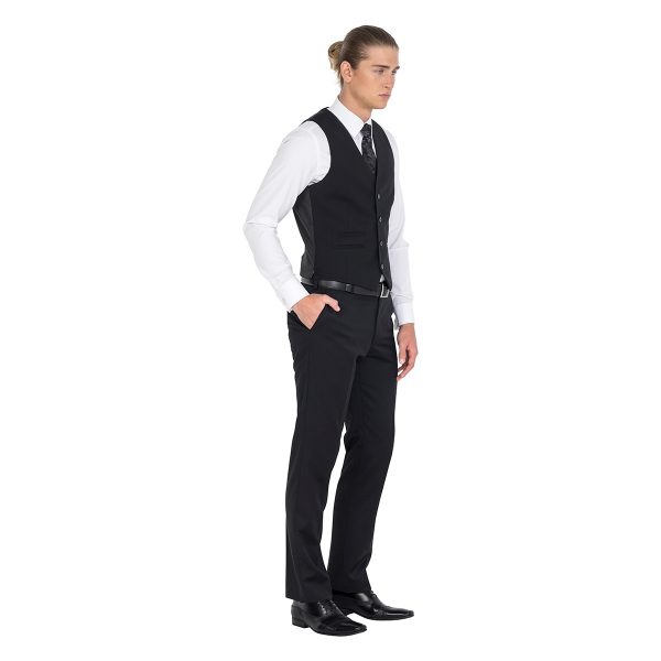 ZV031 Black School ball Lounge Vest