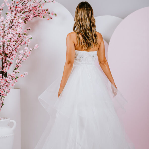 Strapless Debutante Gown