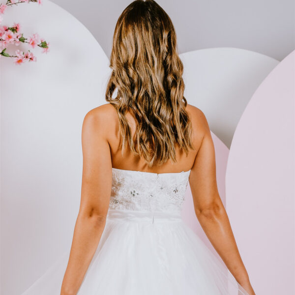 Strapless Debutante Gown