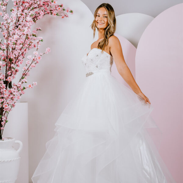 Strapless Debutante Gown
