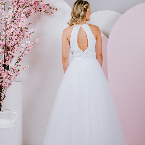 Fabric: Beaded/Tulle Deb Gown