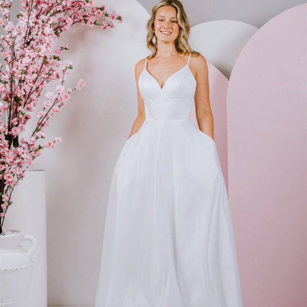 Debutante White Gown
