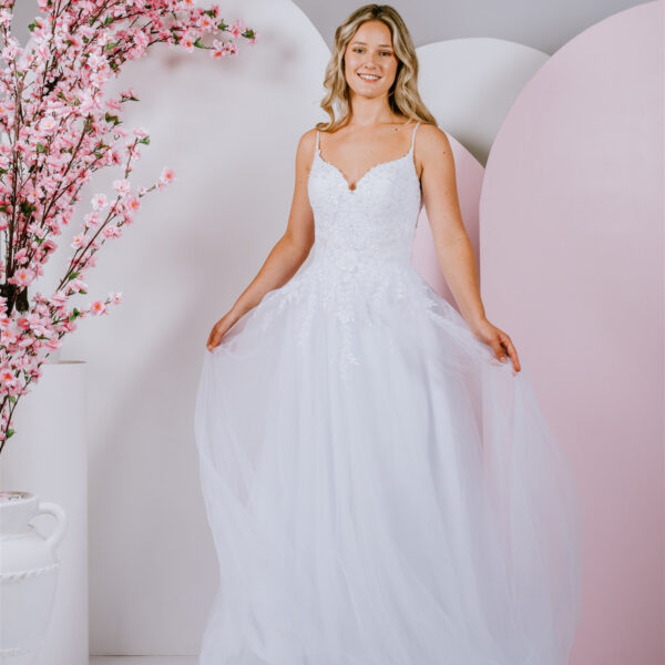 strapless style debutante gown