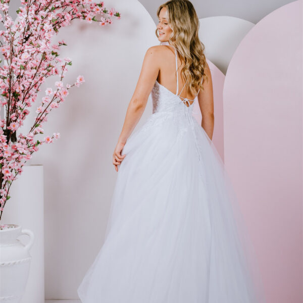 shimmering ballgown