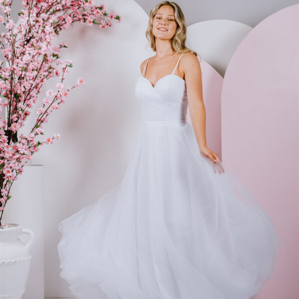 A-line skirt Debutabte Gown